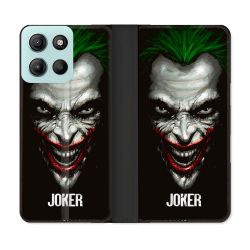 Housse cuir portefeuille Pour Motorola G15 Joker Noir