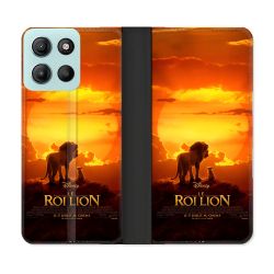 Housse cuir portefeuille Pour Motorola G15 Le Roi Lion Affiche