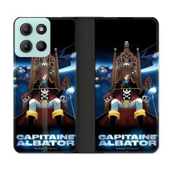 Housse cuir portefeuille Pour Motorola G15 Manga Capitaine Albator