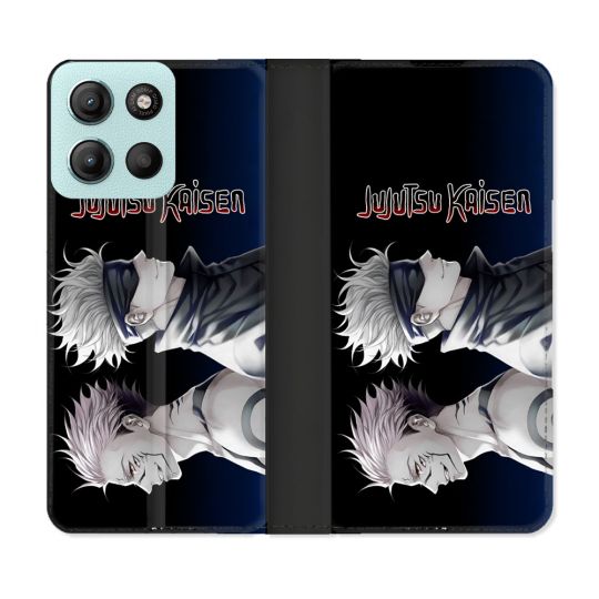 Housse cuir portefeuille Pour Motorola G15 Manga Jujutsu Kaisen