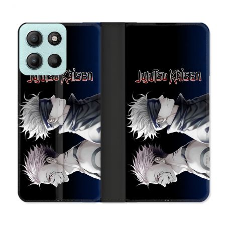 Housse cuir portefeuille Pour Motorola G15 Manga Jujutsu Kaisen