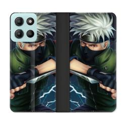 Housse cuir portefeuille Pour Motorola G15 Manga Naruto Kakashi