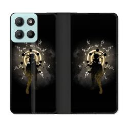 Housse cuir portefeuille Pour Motorola G15 Manga Naruto Sage