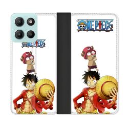 Housse cuir portefeuille Pour Motorola G15 Manga One Piece Chopper