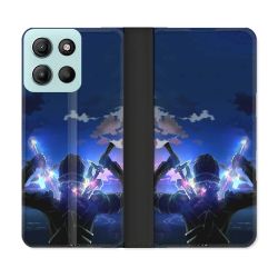 Housse cuir portefeuille Pour Motorola G15 Manga SAO sword Art Online Epee
