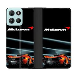 Housse cuir portefeuille Pour Motorola G15 Mc Laren
