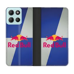 Housse cuir portefeuille Pour Motorola G15 Red Bull Classique