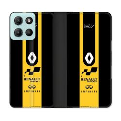 Housse cuir portefeuille Pour Motorola G15 Renault