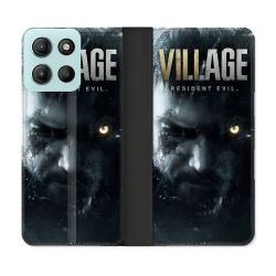 Housse cuir portefeuille Pour Motorola G15 Resident Evil