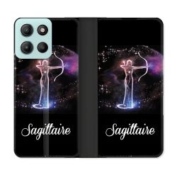 Housse cuir portefeuille Pour Motorola G15 Signe Zodiaque 2 Sagittaire
