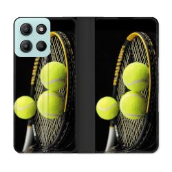 Housse cuir portefeuille Pour Motorola G15 Sport Tennis Balls