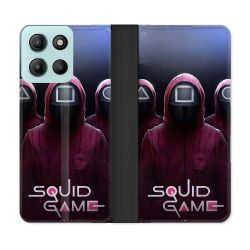 Housse cuir portefeuille Pour Motorola G15 Squid Game