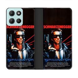 Housse cuir portefeuille Pour Motorola G15 Terminator