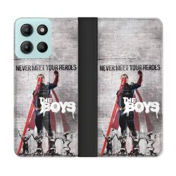 Housse cuir portefeuille Pour Motorola G15 The Boys Affiche