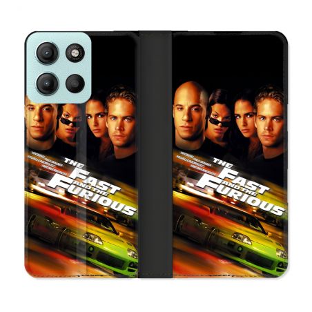 Housse cuir portefeuille Pour Motorola G15 The Fast And Furious