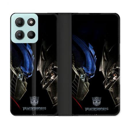 Housse cuir portefeuille Pour Motorola G15 Transformers