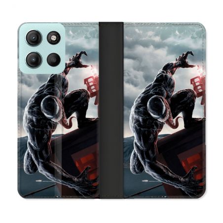 Housse cuir portefeuille Pour Motorola G15 Venom