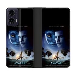 Housse cuir portefeuille Pour Motorola G35 5G Avatar