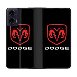 Housse cuir portefeuille Pour Motorola G35 5G Dodge