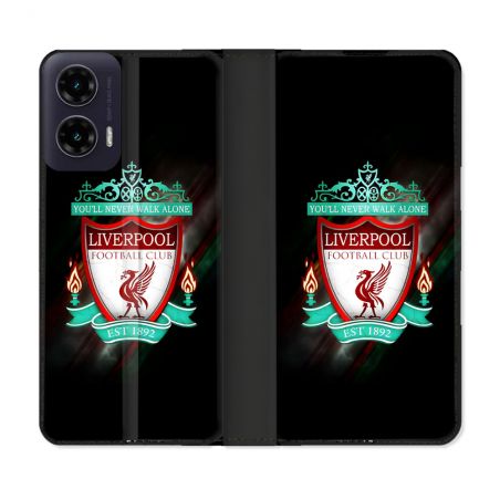 Housse cuir portefeuille Pour Motorola G35 5G Foot Liverpool