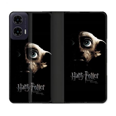 Housse cuir portefeuille Pour Motorola G35 5G Harry Potter Hollows Dobby