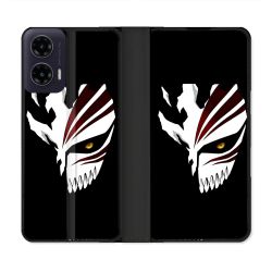 Housse cuir portefeuille Pour Motorola G35 5G Manga Bleach Masque