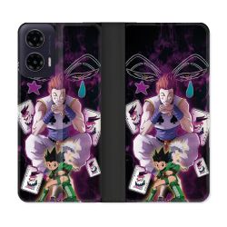 Housse cuir portefeuille Pour Motorola G35 5G Manga Hunter X Hunter Hisoka