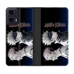 Housse cuir portefeuille Pour Motorola G35 5G Manga Jujutsu Kaisen