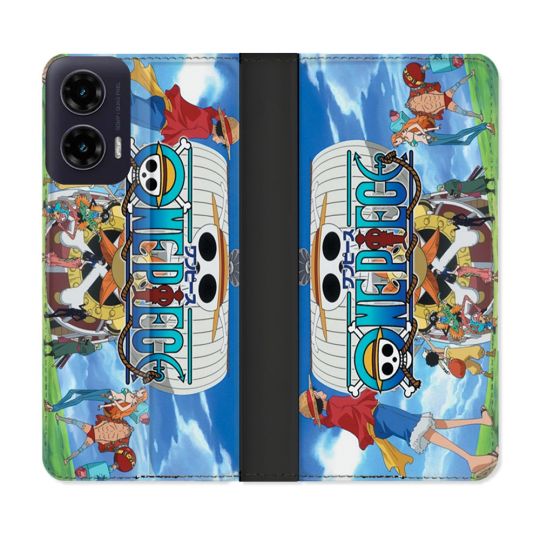 Housse cuir portefeuille Pour Motorola G35 5G Manga One Piece Sunny