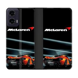 Housse cuir portefeuille Pour Motorola G35 5G Mc Laren