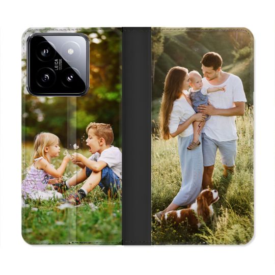 Housse Cuir Portefeuille Personnalisée Pour Xiaomi 14