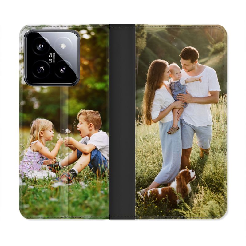 Housse Cuir Portefeuille Personnalisée Pour Xiaomi 14