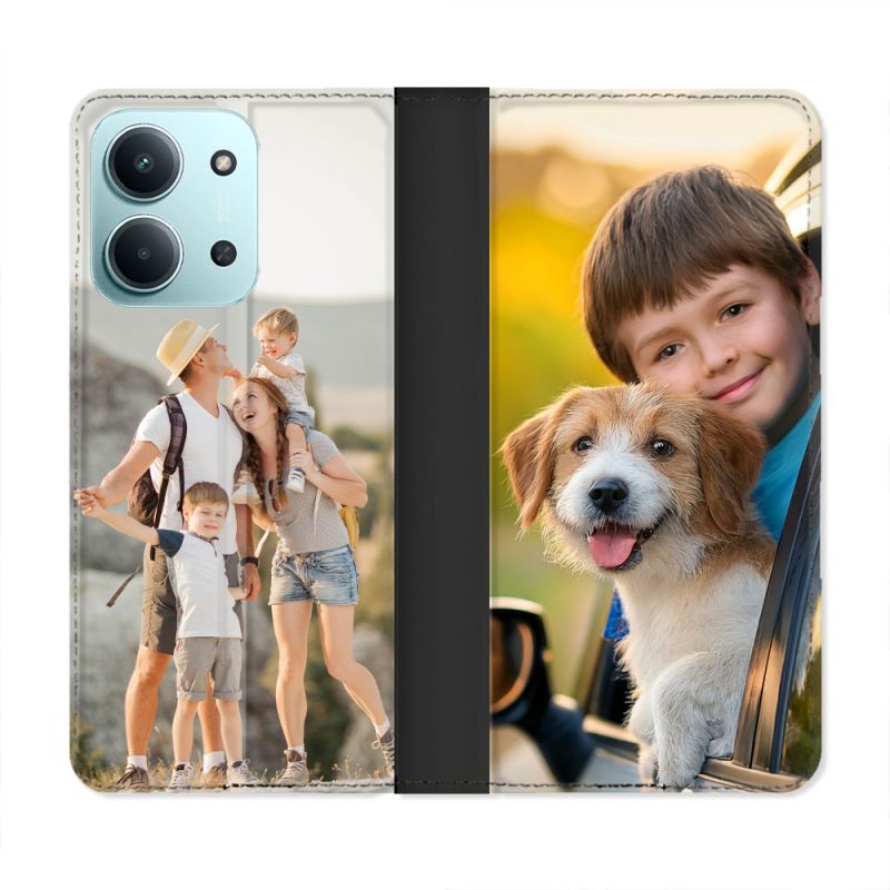 Housse Cuir Portefeuille Personnalisée Pour Xiaomi Redmi 15C 5G