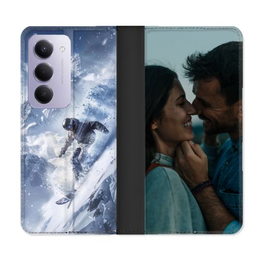 Housse Cuir Portefeuille Personnalisée Pour Xiaomi Redmi 15 4G