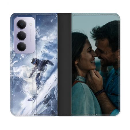 Housse Cuir Portefeuille Personnalisée Pour Xiaomi Redmi 15 4G