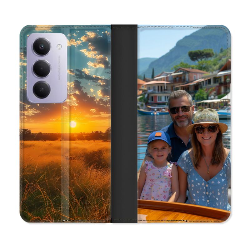 Housse Cuir Portefeuille Personnalisée Pour Xiaomi Redmi 15 5G