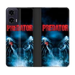 Housse cuir portefeuille Pour Motorola G35 5G Predator Affiche