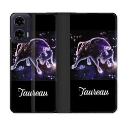 Housse cuir portefeuille Pour Motorola G35 5G Signe Zodiaque 2 Taureau