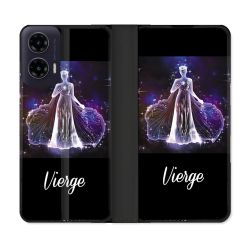 Housse cuir portefeuille Pour Motorola G35 5G Signe Zodiaque 2 Vierge