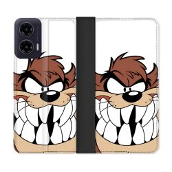 Housse cuir portefeuille Pour Motorola G35 5G Taz
