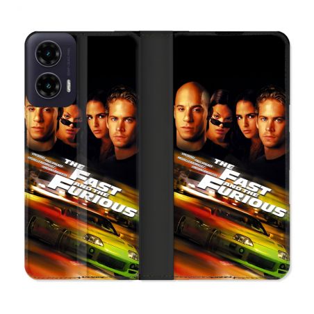 Housse cuir portefeuille Pour Motorola G35 5G The Fast And Furious
