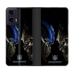 Housse cuir portefeuille Pour Motorola G35 5G Transformers