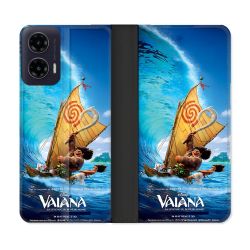 Housse cuir portefeuille Pour Motorola G35 5G Vaiana