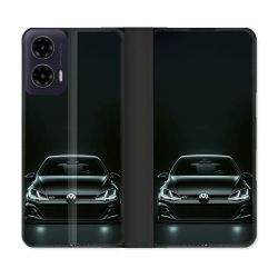 Housse cuir portefeuille Pour Motorola G35 5G Volkwagen Golf GTI