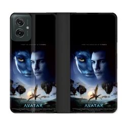 Housse cuir portefeuille Pour Motorola G55 5G Avatar