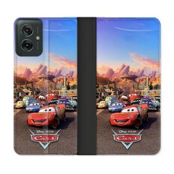 Housse cuir portefeuille Pour Motorola G55 5G Cars Affiche