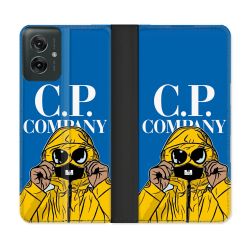 Housse cuir portefeuille Pour Motorola G55 5G CP Company