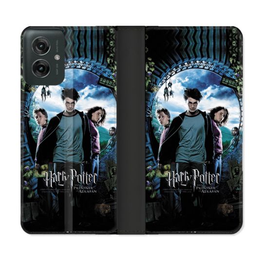 Housse cuir portefeuille Pour Motorola G55 5G Harry Potter Azkaban