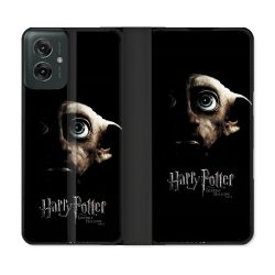 Housse cuir portefeuille Pour Motorola G55 5G Harry Potter Hollows Dobby