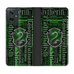 Housse cuir portefeuille Pour Motorola G55 5G Harry Potter Serpentar